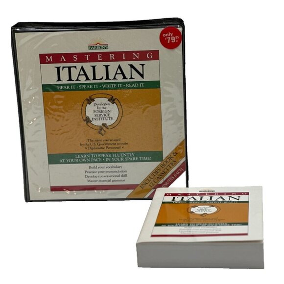 Mastering Italian Book and 12 Cassettes (Mastering Series: Level 1) - Picture 1 of 6